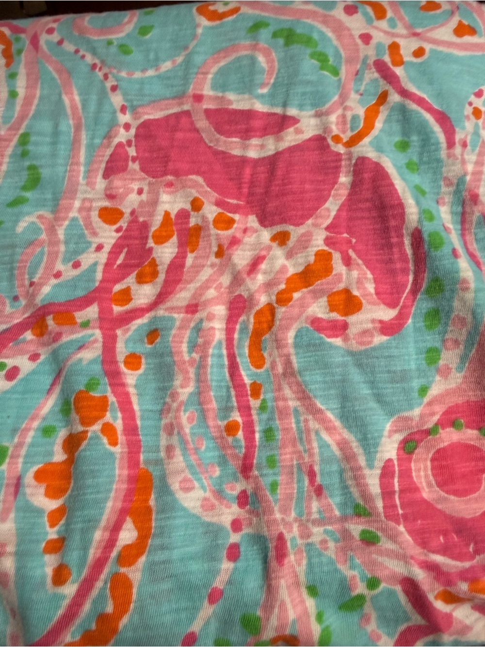 Lilly Pulitzer Aqua/Pink Jellies Be Jammin Maxi Dress - Picture 6 of 8
